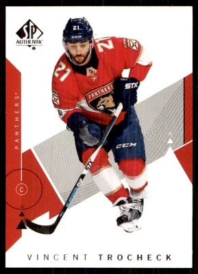2018-19 SP Authentic Vincent Trocheck Florida Panthers #17 - Image 1 of 2