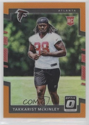 2017 Donruss Optic Rookies Orange Prizm /199 Takkarist McKinley #150 Rookie RC - Image 1 of 2