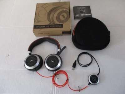 Jabra Evolve 80 UC Stereo USB-A Headset 7899-829-209- - Bild 1 von 4