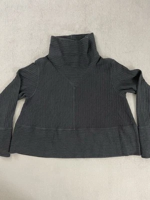 Women's Lululemon Retreat YourselfPullover Top Size M/L Black Turtleneck - Image 1 of 4