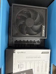 LIAN LI Edge series EG1000 Black, 1000W ATX12V v3.1, 80 PLUS PLATINUM Certified - Afbeelding 1 van 5