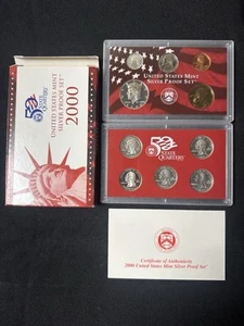 2003 Silver Proof Set - 10 Coins/ Complete Set W/Original Box &COA - Picture 1 of 3