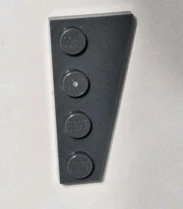 Lego Stck. - dunkel bläulich grau Keil, Platte 4 x 2 links - Nr. 41770 - Bild 1 von 2