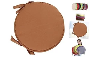 1 Pcs Round Bar Stool Cushions for Kitchen Dining 12/15 Inch Seat Cushion - Picture 1 of 8