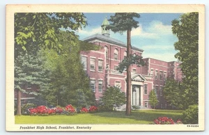 Postal Frankfort High School Frankfort Kentucky Mensaje de un estudiante a otro - Imagen 1 de 2