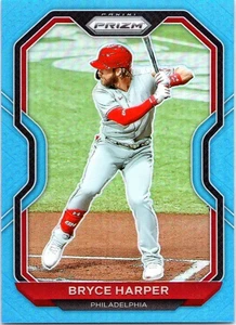 2021 Panini Prizm - Tier II Bryce Harper #187 Carolina Blue Prizm - Bild 1 von 2