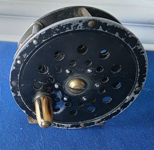Vintage Pflueger GEM 2094 Rolle zum Fliegenfischen mit Tigereye Swirl Griff - Bild 1 von 4
