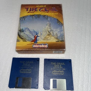 Atari Vintage ST The Grail Game In Box - Picture 1 of 8