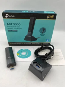 TP-Link WiFi 6E USB Adapter for Desktop PC (Archer TXE50UH) Tri-band AXE3000 - Picture 1 of 5