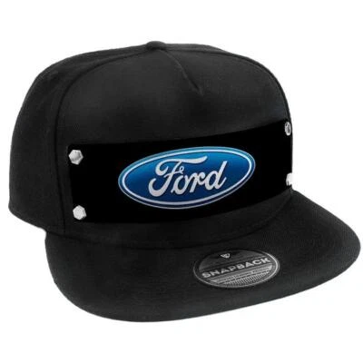 Sombrero de camionero con correa - Logotipo ovalado azul Ford * Elegante y único * ¡Envío GRATIS a EE. UU.! Foto 1 de 3