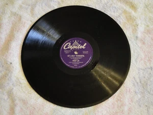 1951 Peggy Lee - CAPITOL RECORDS 78 RPM 10" #1513 - HE'S ONLY WONDERFUL - Picture 1 of 2