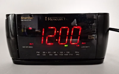 TESTED Emerson Research Smart Set CKS3525BK AM/FM Radio w/ Time Projector - Изображение 1 из 4