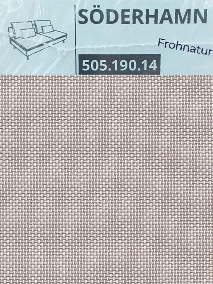 Ikea SÖDERHAMN Bezug für für 3er Sitzelement Fridtuna hellbeige 505.190.14 NEU - Bild 1 von 1