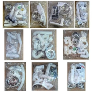 Wholesale Joblot 10x Various 1 & 1.5 Bowl Kitchen Sink Waste & Plumbing RRP £445 - Picture 1 of 15