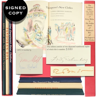 NATHANIEL HAWTHORNE Fairy Tales Limited Editions Club 1952 SIGNED EICHENBERG  - Image 1 of 4