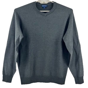 Peter Millar Dover hoher V-Ausschnitt Golfpullover Herren L Wollpullover MF23XS23 $ 275 - Bild 1 von 5