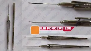 1 Pz Pinza Acciaio Inox 20G ILM VR Strumento Chirurgico Oftalmico Riutilizzabile - Foto 1 di 10