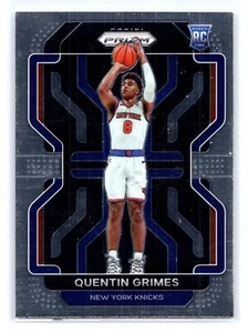 2021 Panini Prizm Quentin Grimes #285  RC  New York Knicks - Picture 1 of 2