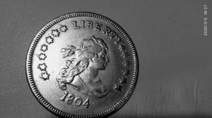 REPLICA MONEDA DE UN DOLAR ESTADOS UNIDOS DE -1804 - - Imagen 1 de 5