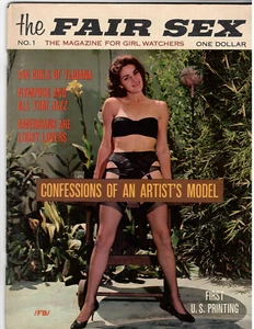 First Issue, Scarce FAIR SEX Magazine #1 Figure Models 1962 - Picture 1 of 3
