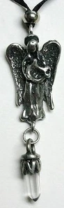 Angel pendant - Angel of Harmony (clear crystal) - Picture 1 of 2