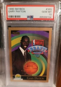 1990 SKYBOX #365 GARY PAYTON RC HOF PSA 10 🔥GEM MINT 💎 SEATTLE SUPERSONICS HOF - Picture 1 of 2