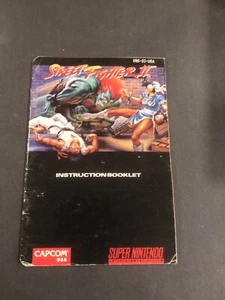 Street Fighter 2 SNES manual - Imagen 1 de 5