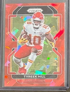 2021 Panini Prizm - Tyreek Hill #187 Red Ice Prizm - Picture 1 of 2