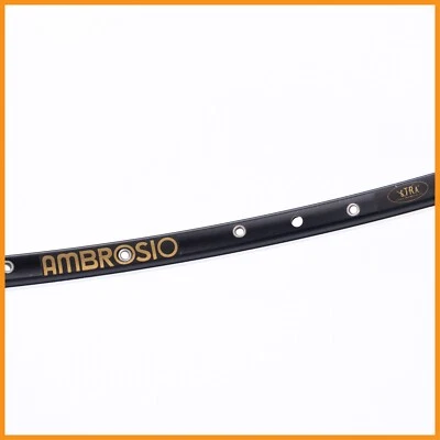 AMBROSIO EXCELLIGHT FELGE VINTAGE 28H RENNRAD 700C 28" 90er CLINCHER FAHRRAD TQB - Bild 1 von 4