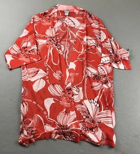 Chicos Cardigan Womens 12 Orange Floral Lightweight Open Sweater Size 2 NWT - Picture 1 of 10