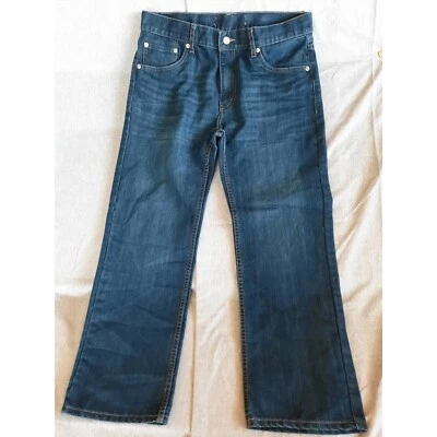 Levi's 505 Women W34/L28 Regular Fit Straight-Leg 16 Husky Blue Denim Jeans - Image 1 of 4