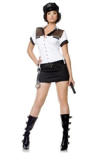 7 'til Midnight Women's Police Officer Midnight Halloween Costume 10109 Size M - Image 1 of 1