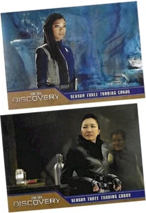 Star Trek Discovery Season 3 - P1 & P2 Promo Cards - General & Philly Non-Sport - Picture 1 of 5