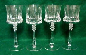 Calici acqua Mikasa Crystal MARQUIS (VECCHIO 57840) VENDUTI IN SET DA QUATTRO - Foto 1 di 2