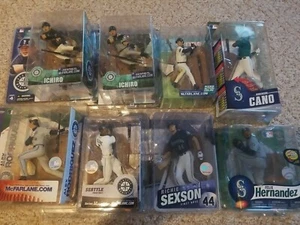 NEW Lot of 8 McFarlane MLB Ichiro Suzuki Seattle Mariners AROD/CANO/BELTRE - Picture 1 of 10