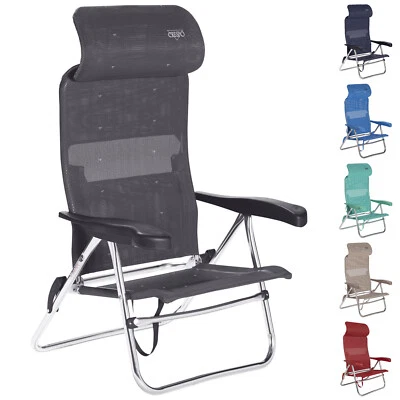 CRESPO Strandstuhl AL 205 Compact Camping Garten Liege Stuhl Klappstuhl Klappbar - Bild 1 von 4