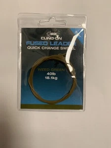 NASH CLING-ON LÍDER FUSIONADO CAMBIO RÁPIDO GIRATORIO HIERBA VERDE 40 LB - Imagen 1 de 3