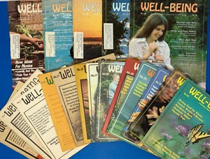 Lot of 18 Well-Being: A Healing Magazine Nos 1 - 46, Incomplete set, 1978 - Picture 1 of 23