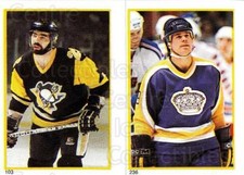 1985-86 O-Pee-Chee Stickers #103-236 Wayne Babych, Jim Fox