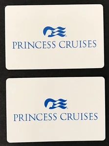 Vintage PRINCESS CRUISES Blue Logo Promotional 2 Single Swap Playing Cards - Picture 1 of 1