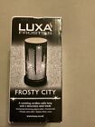 Luxa Frosty Twinkler City Cordless Table Lamp New Boxed