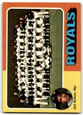 1975 Topps Kansas City Royals - Jack McKeon Kansas City Royals #72
