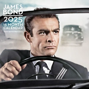 James Bond 2025 Kalender - Offizieller 16-Monatskalender ab September 2024 - 30 x 60 cm - Bild 1 von 3