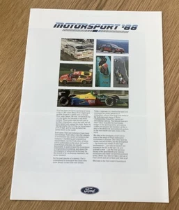 Ford Motorsport News 1988 - Picture 1 of 2