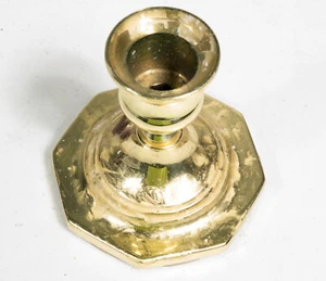 Baldwin American Forged Brass Candle Holder with 8 Sided Base - Picture 1 of 3