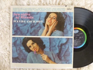 WANDA JACKSON lp Two Sides Of Wanda Capitol T 2030 Mono Shrink Excellent EXC - Picture 1 of 3