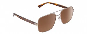 Gafas de sol Gucci GG0529S unisex piloto en rutenio tortuga habana/marrón 60 mm - Imagen 1 de 3