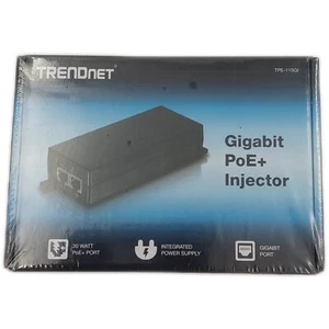 TRENDnet TPE-115GI Gigabit PoE+ Injector 30W 100m NEW - Picture 1 of 9