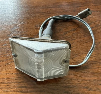 1961 CONJUNTO DE LUZ INDICADORA DIANTEIRA FORD FALCON = PEÇA USADA DO FABRICANTE - Imagem 1 de 4