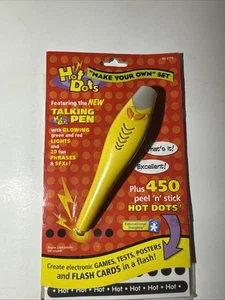 Hot Dots Interactive Light-Up Talking Pen 2006 Educational Insights Vintage New - Picture 1 of 10
